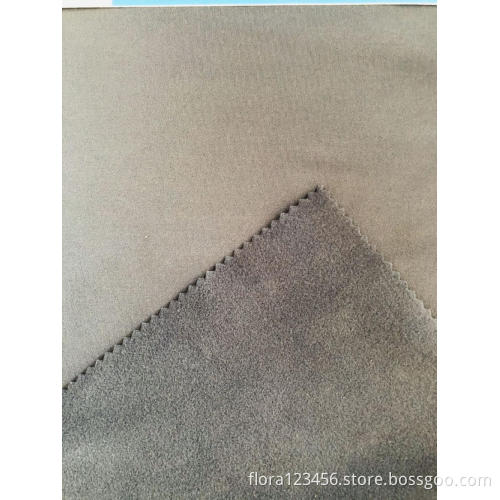 Interlock polyester spandex knitted